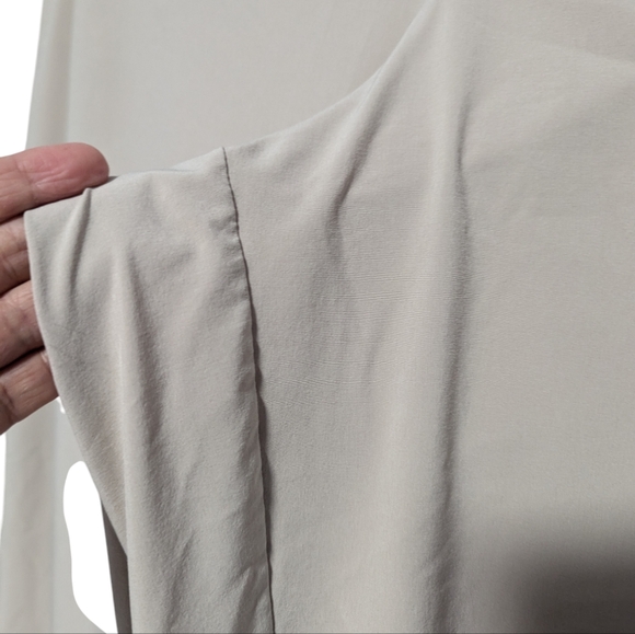 Athleta Women's Brooklyn Heights High -Rise Wide Trouser Beige Size 20. - Picture 4 of 10